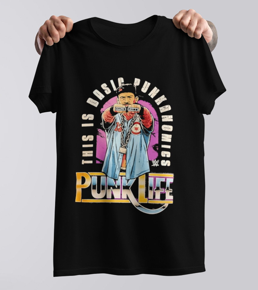 This Is Basic Punkanomics Punk Life CM Punk Wrestling T-Shirt