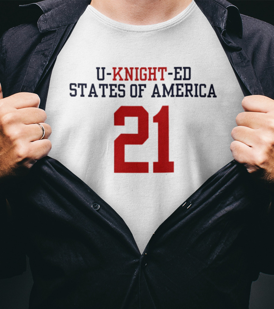 U Knight Ed States Of America 21 T-Shirt
