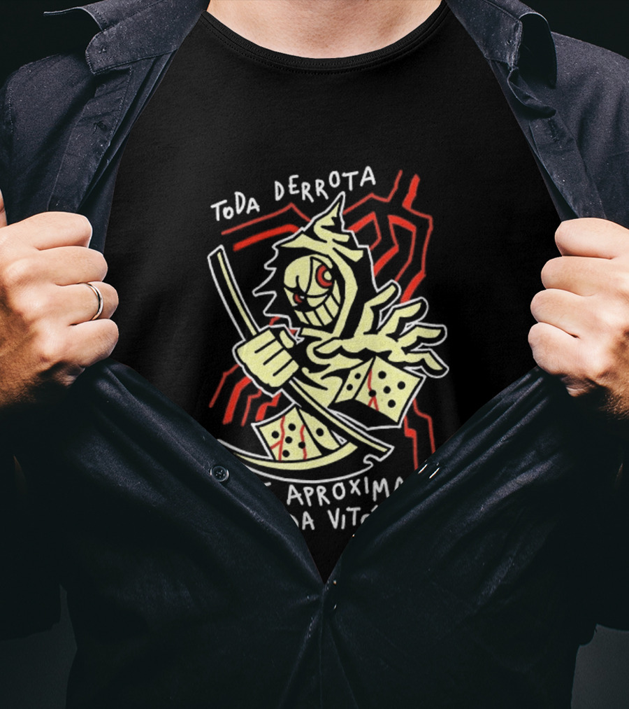 Toda Derrota Te Aproxima Da Vitória Grim Reaper T-Shirt
