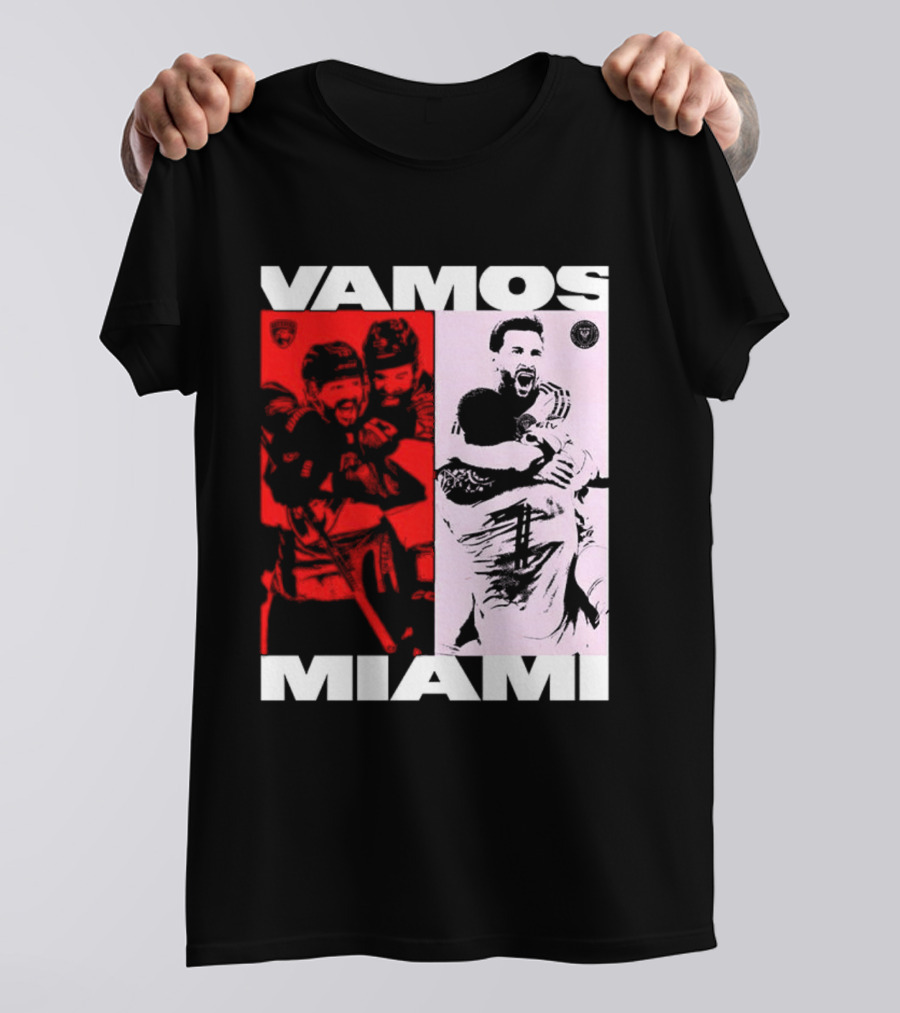 Vamos Miami Soccer Team Celebration Iconic Moments T-Shirt