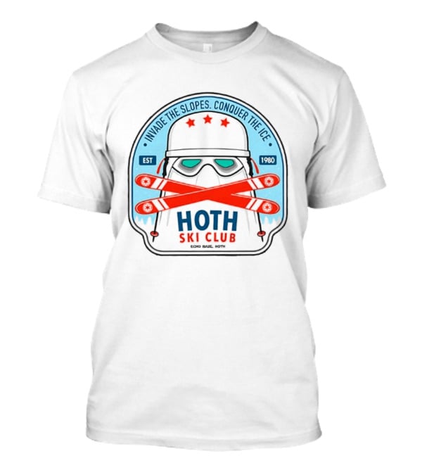 Stormtrooper Hoth Ski Club Invade The Slopes Conquer The Ice EST 1980 T-Shirt