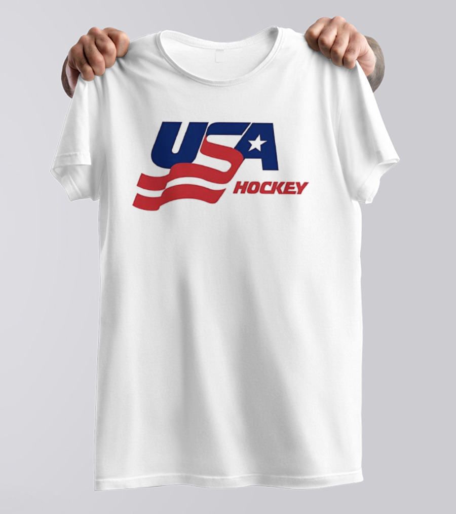 USA Hockey Flag Team Ice T-Shirt