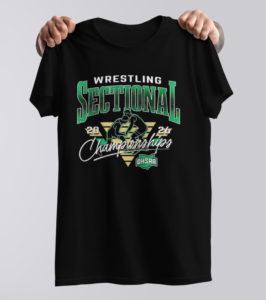 2026 OHSAA Wrestling Sectional Championships T-Shirt