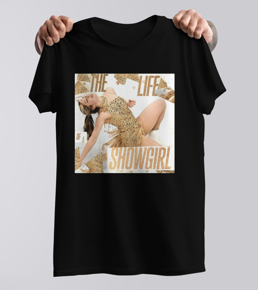 The Life Of A Showgirl Alysa Liu Glamorous Gold Costume Performance T-Shirt