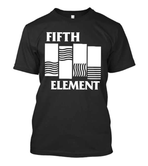 Fifth Element Wavy Flag T-Shirt
