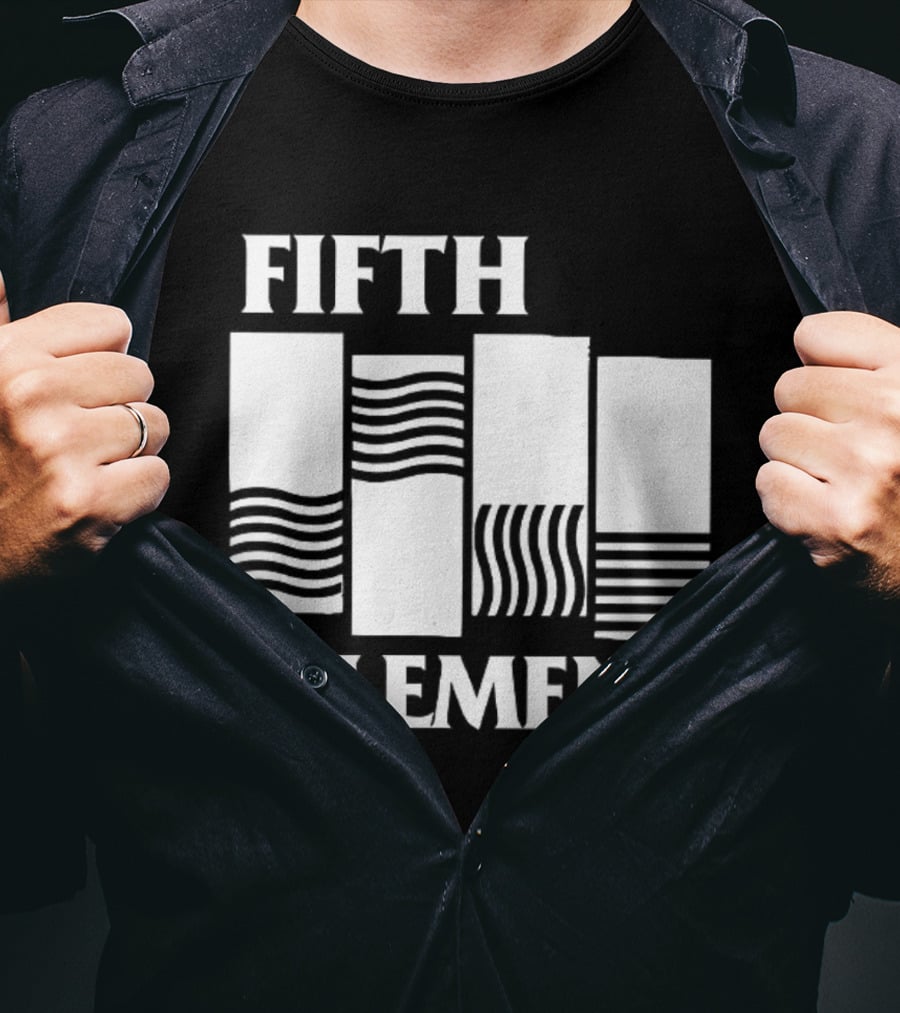 Fifth Element Wavy Flag T-Shirt