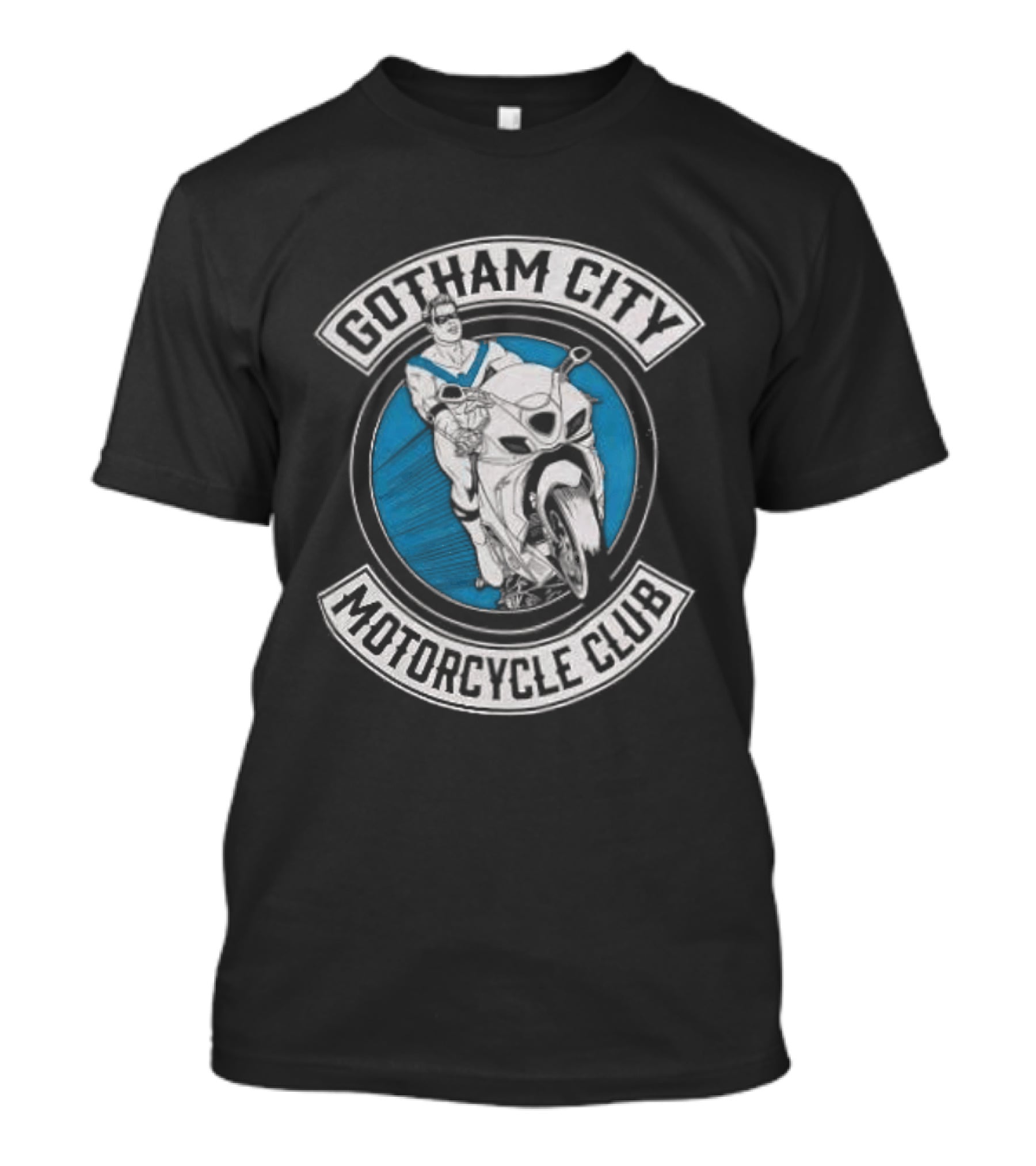 Gotham City Motorcycle Club Vintage Style Rider T-Shirt