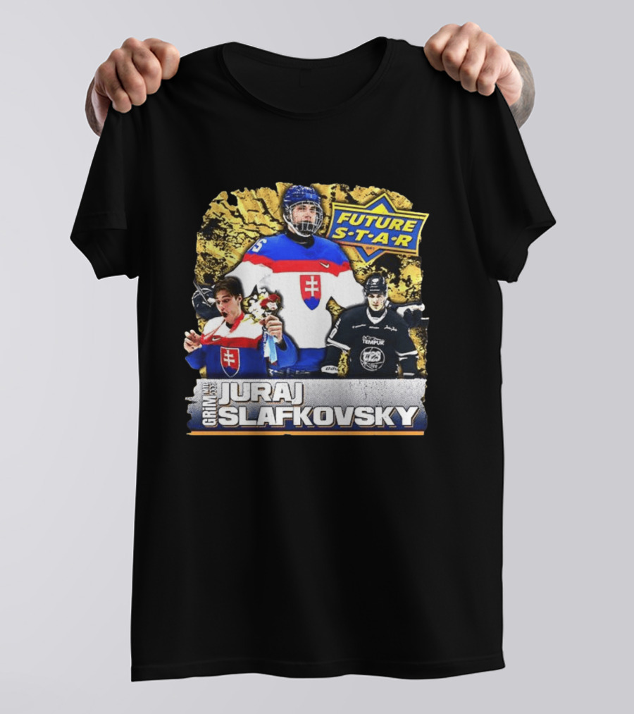 Juraj Slafkovský Future Star Hockey Slovakia Champion T-Shirt