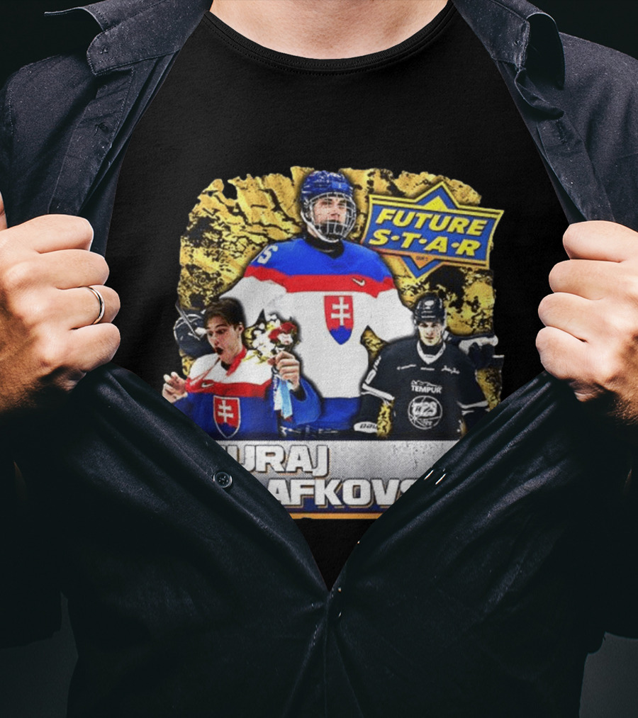 Juraj Slafkovský Future Star Hockey Slovakia Champion T-Shirt