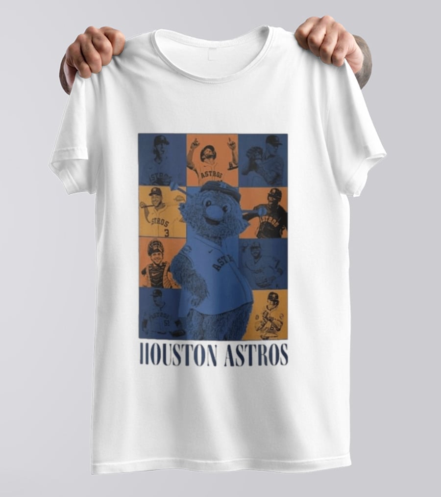 Houston Astros Mascot And Players T-Shirt
