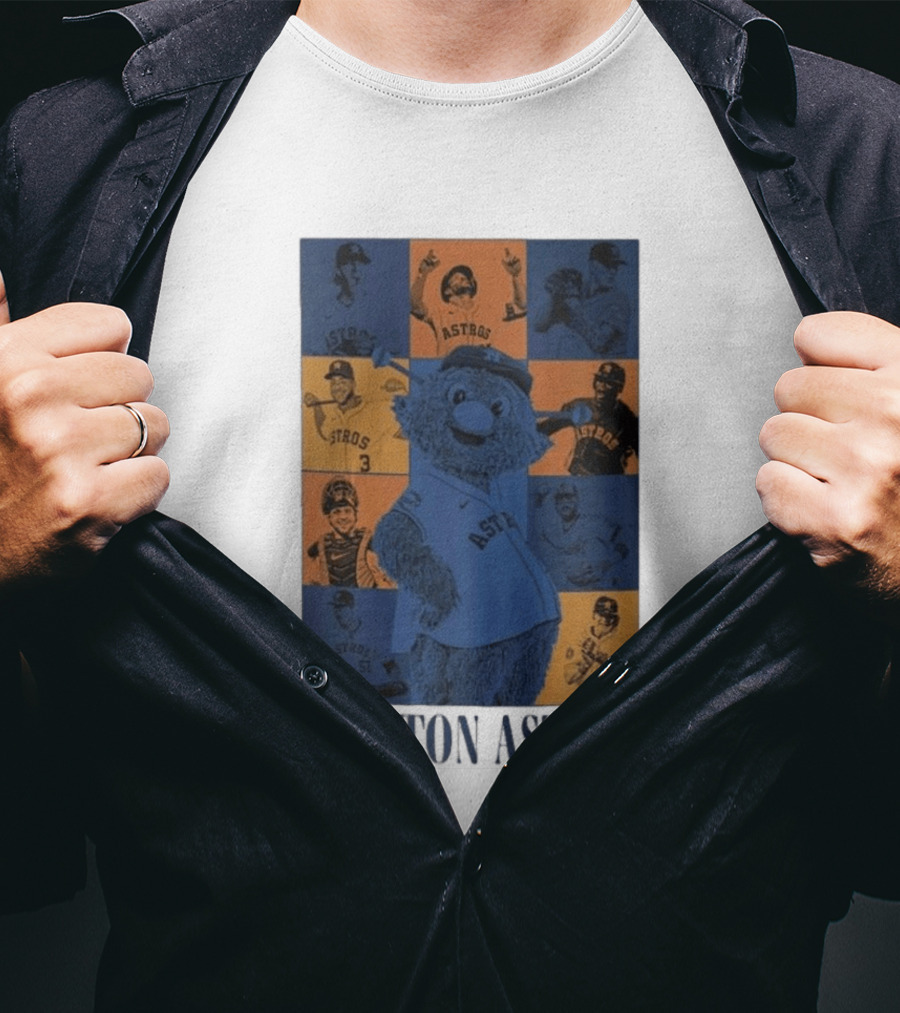 Houston Astros Mascot And Players T-Shirt