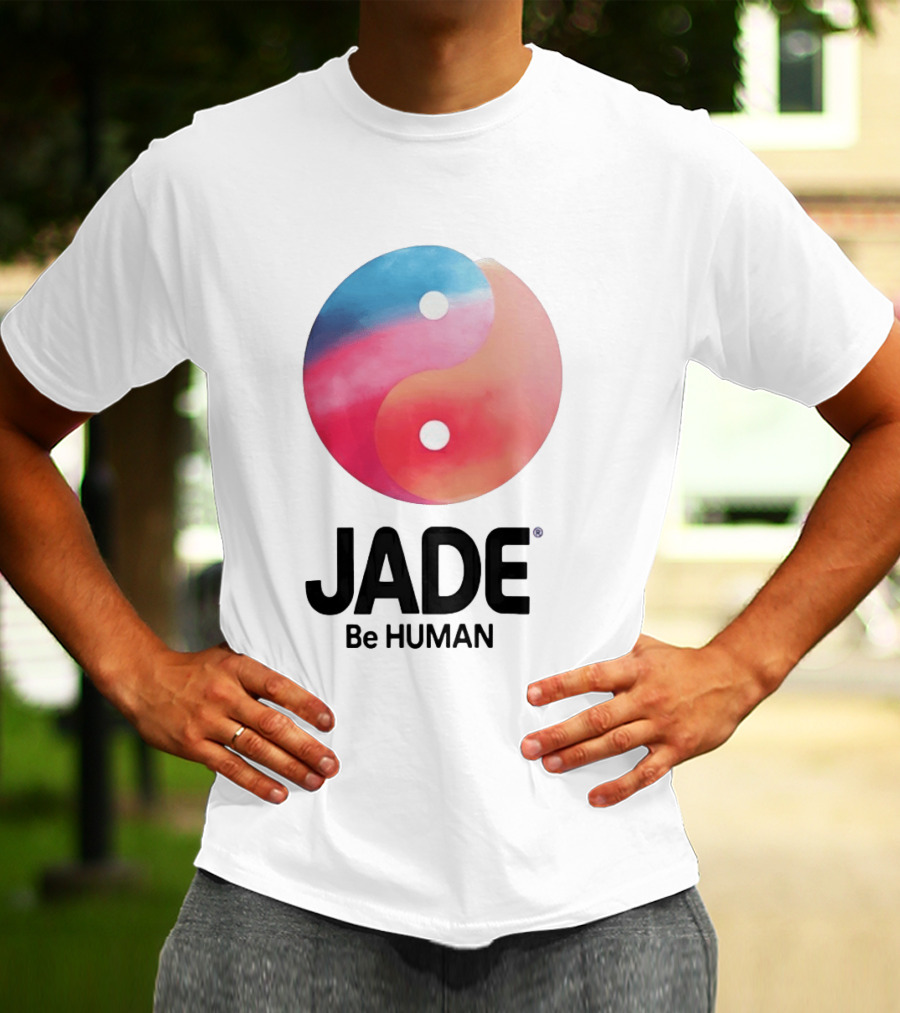 Jade Be Human Yin Yang T-Shirt