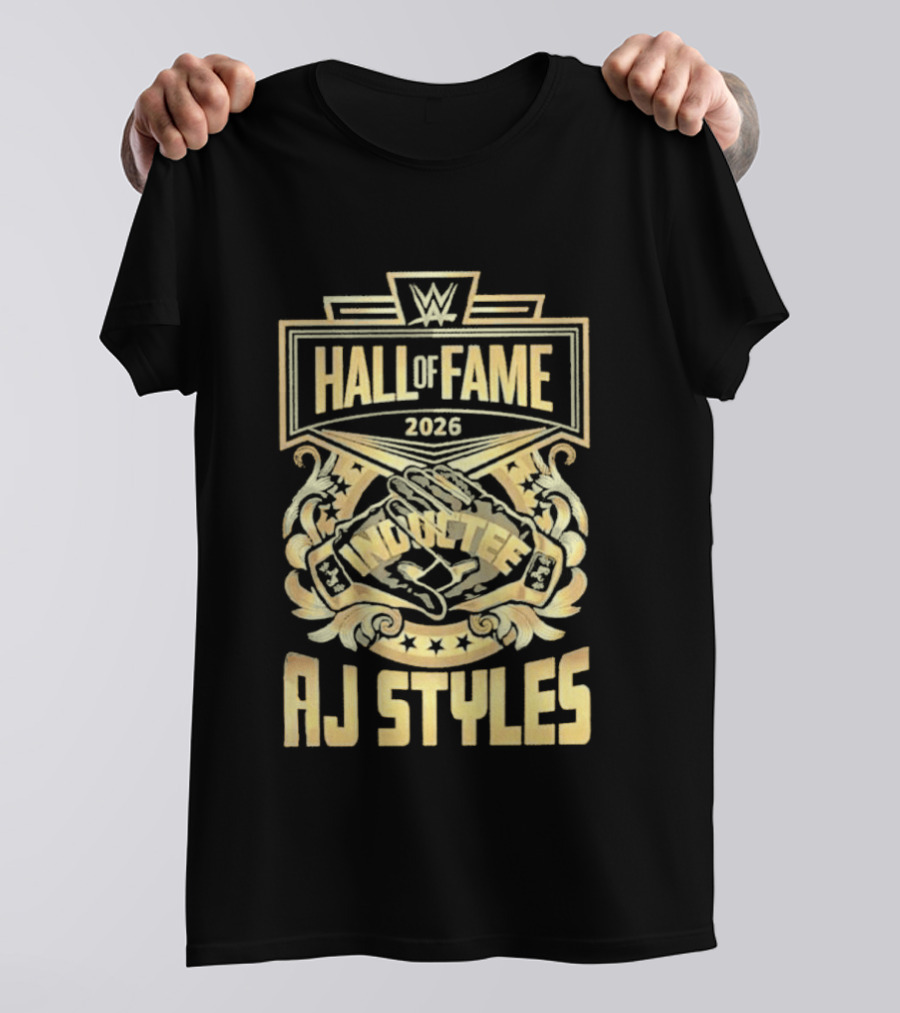 AJ Styles WWE Hall Of Fame 2026 Phenomenal Induction T-Shirt