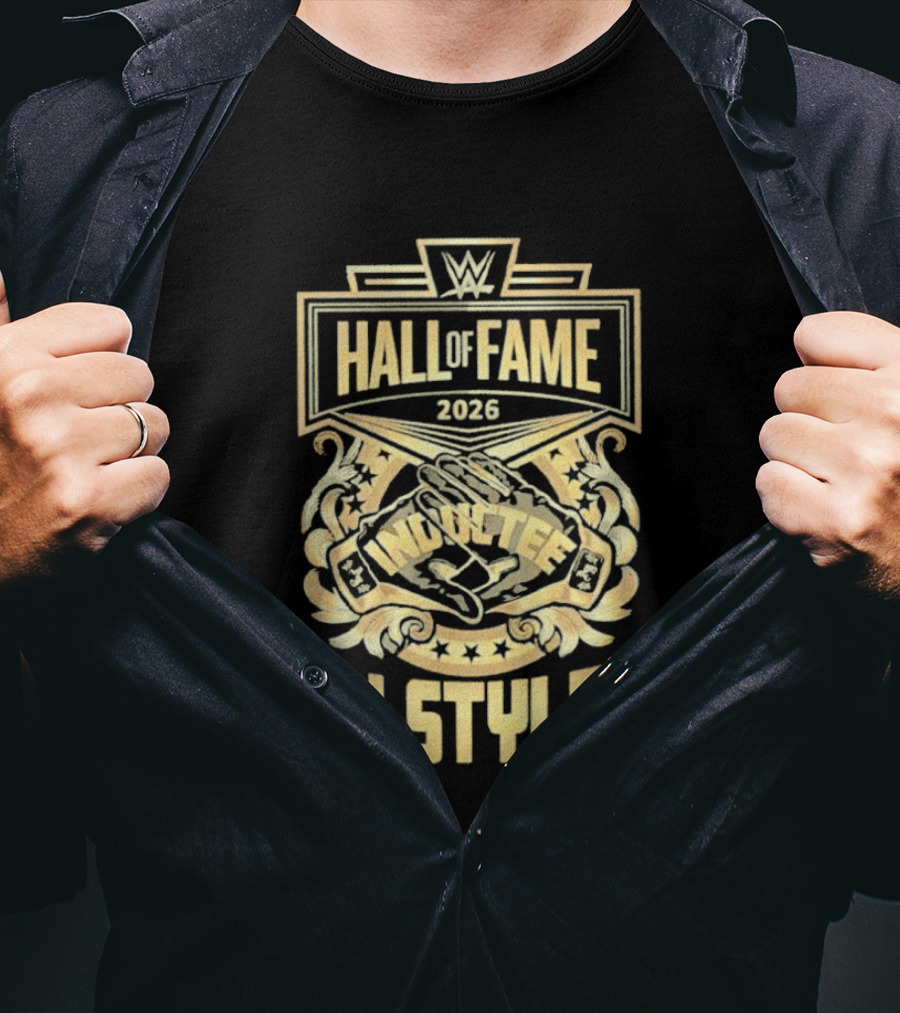 AJ Styles WWE Hall Of Fame 2026 Phenomenal Induction T-Shirt