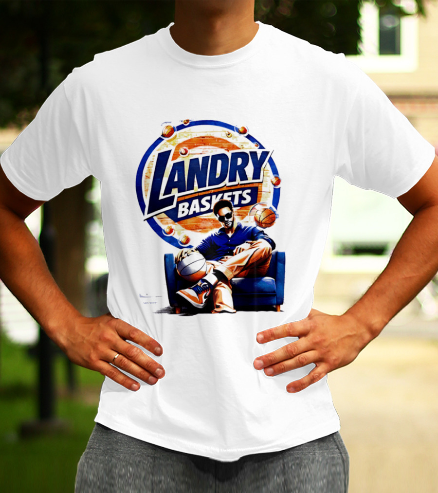 Landry Baskets Basketball Surreal Pop T-Shirt