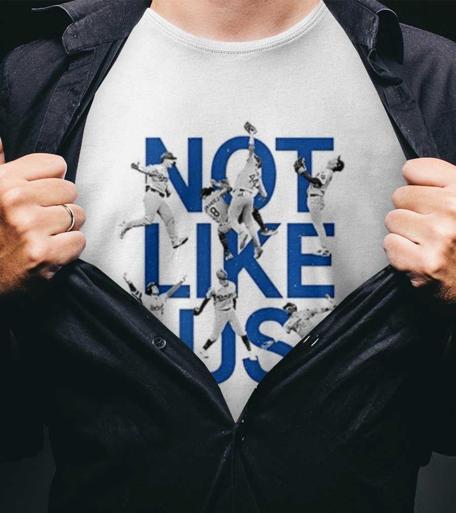 Los Angeles Dodgers Baseball Player Not Like Us Dynamic Play T-Shirt