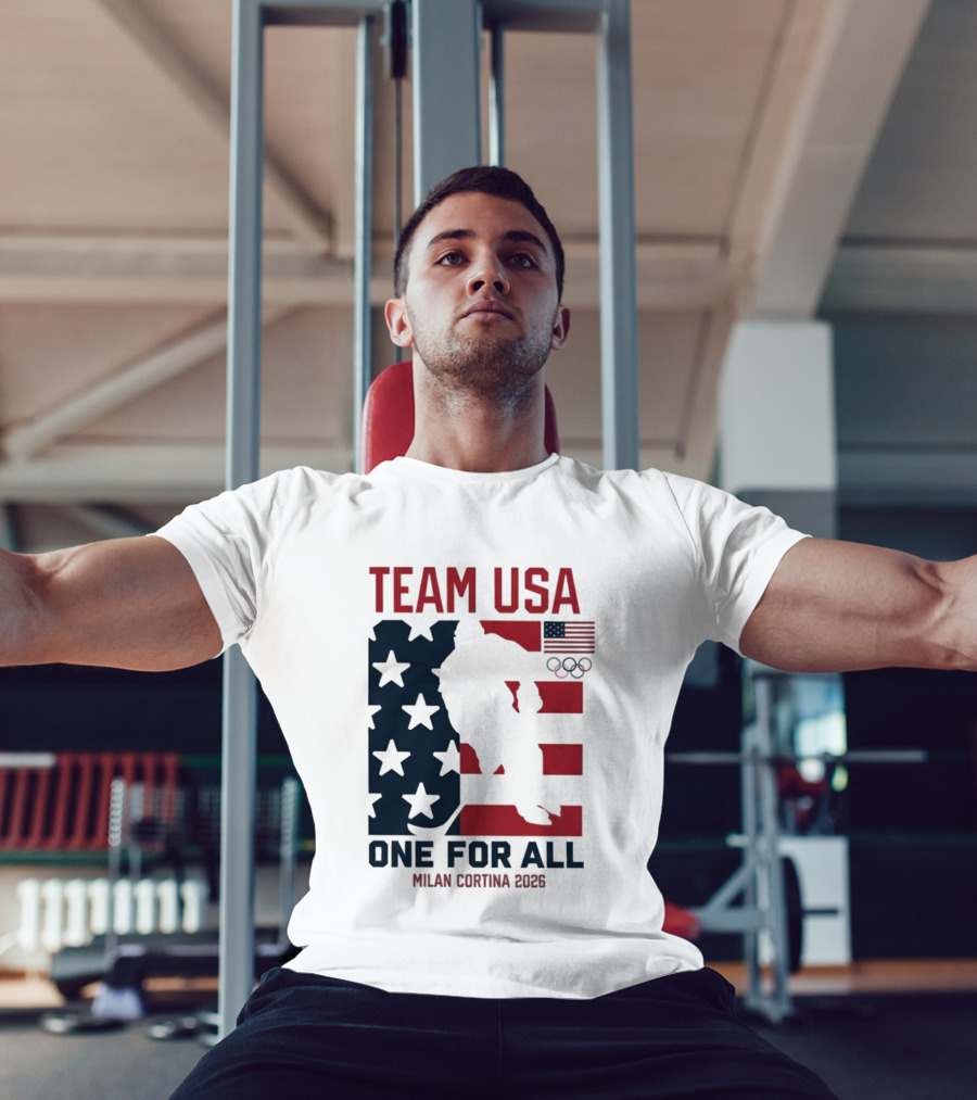 Team USA One For All Milan Cortina 2026 Winter Olympics T-Shirt