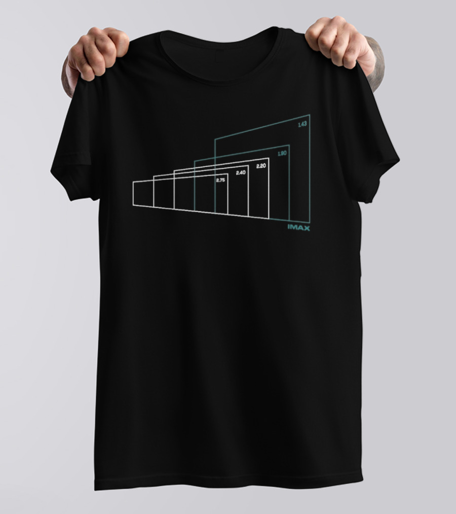 IMAX Expanded Aspect Ratio Projection Blueprint T-Shirt