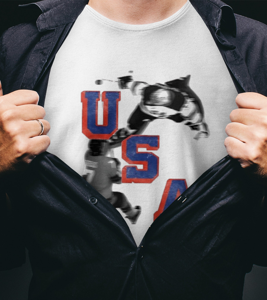 USA NHL World Champs 2026 Hockey Players T-Shirt