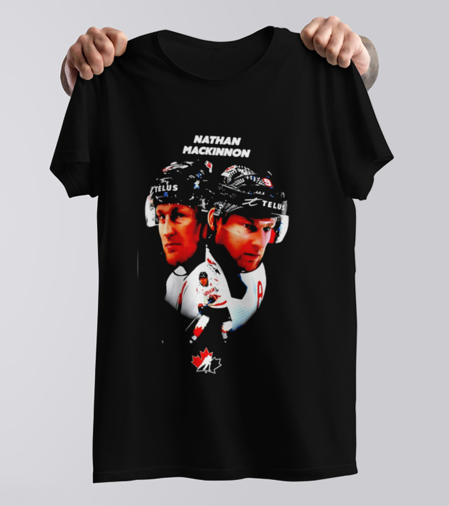 Nathan MacKinnon Canada Hockey Telus Team Maple Leaf T-Shirt