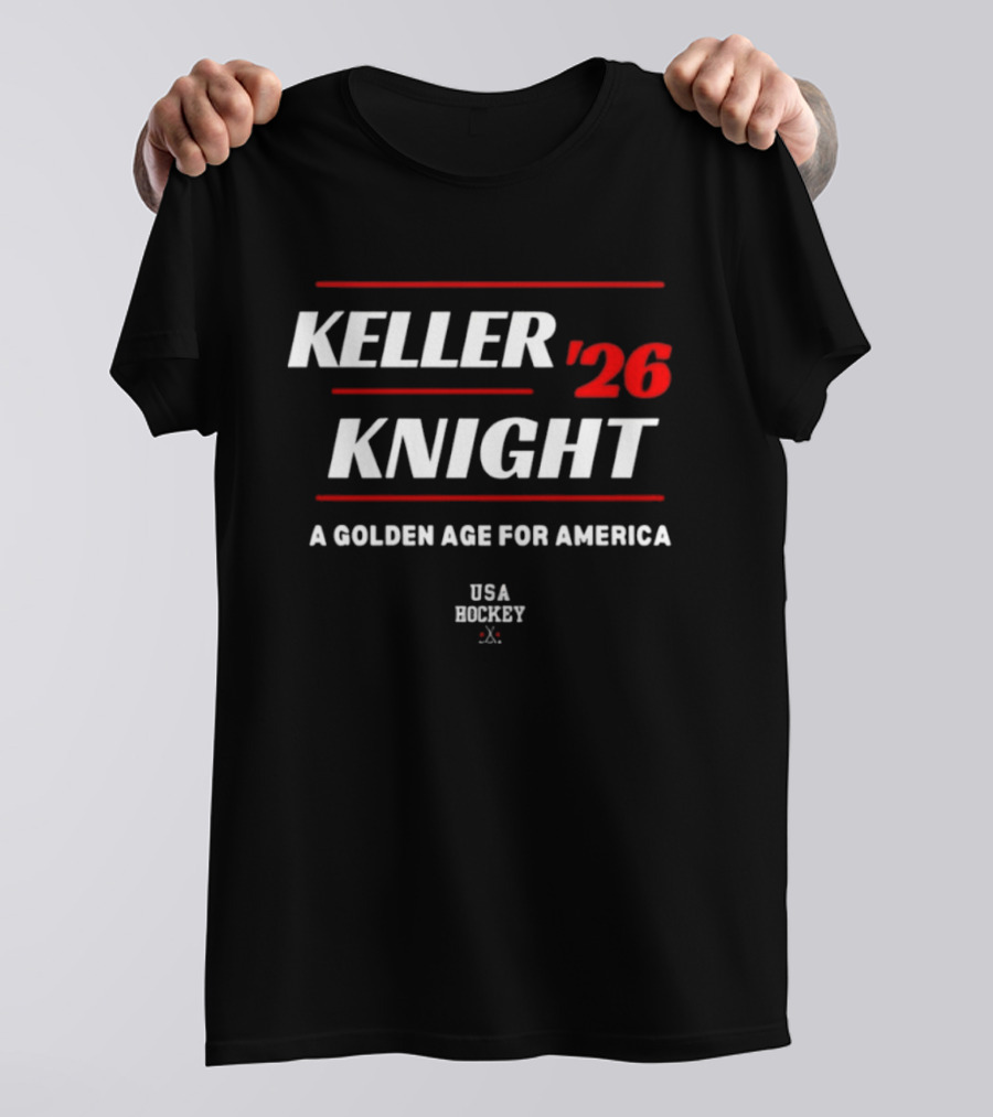 Keller Knight '26 USA Hockey A Golden Age For America T-Shirt
