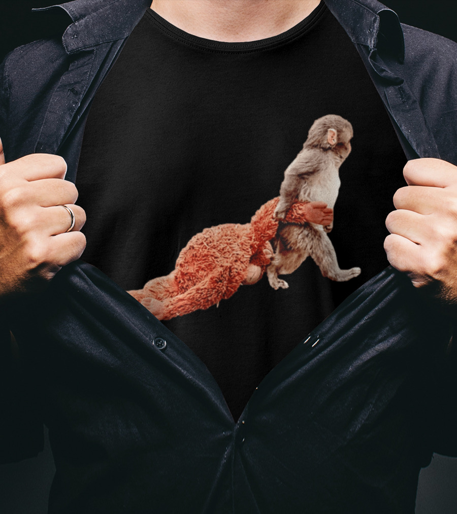 Punch Kun Monkey Meme Baby Toy Duo T-Shirt