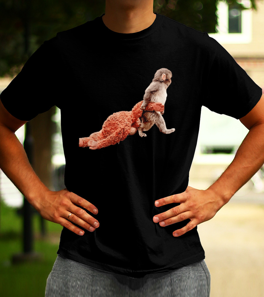 Punch Kun Monkey Meme Baby Toy Duo T-Shirt