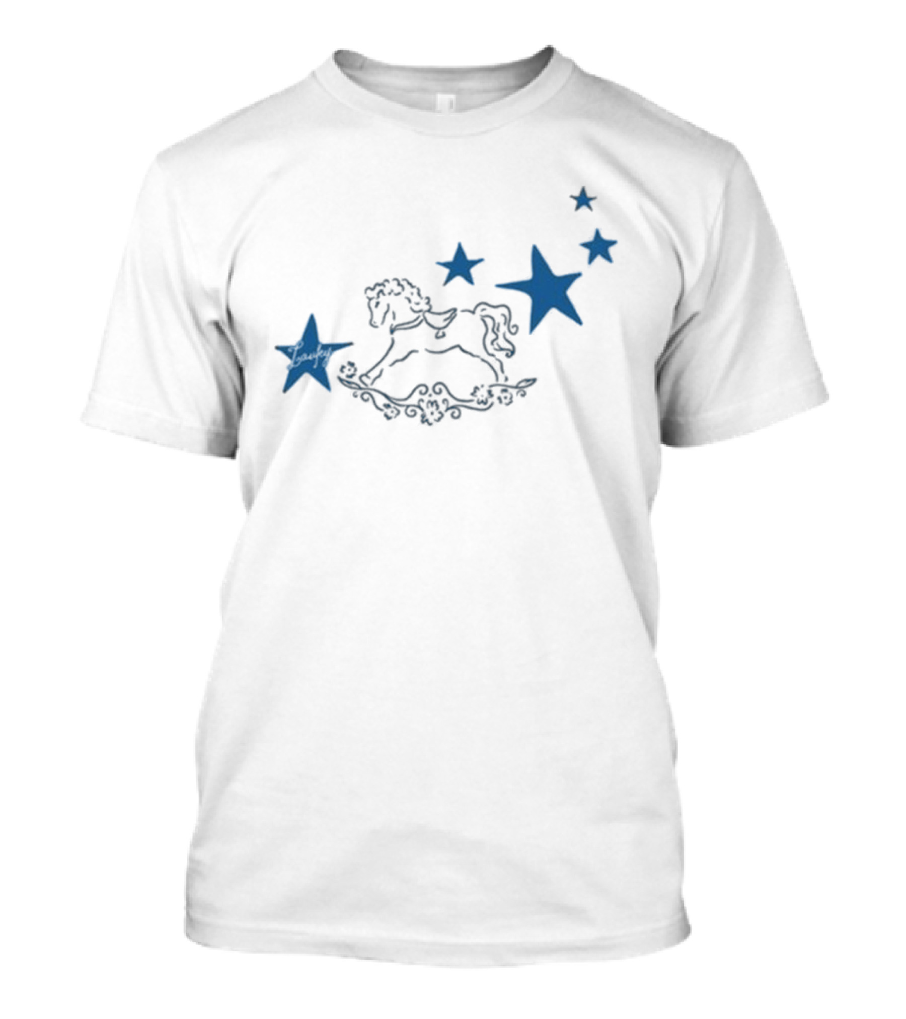 Laufey Music Carousel Horse Stars T-Shirt