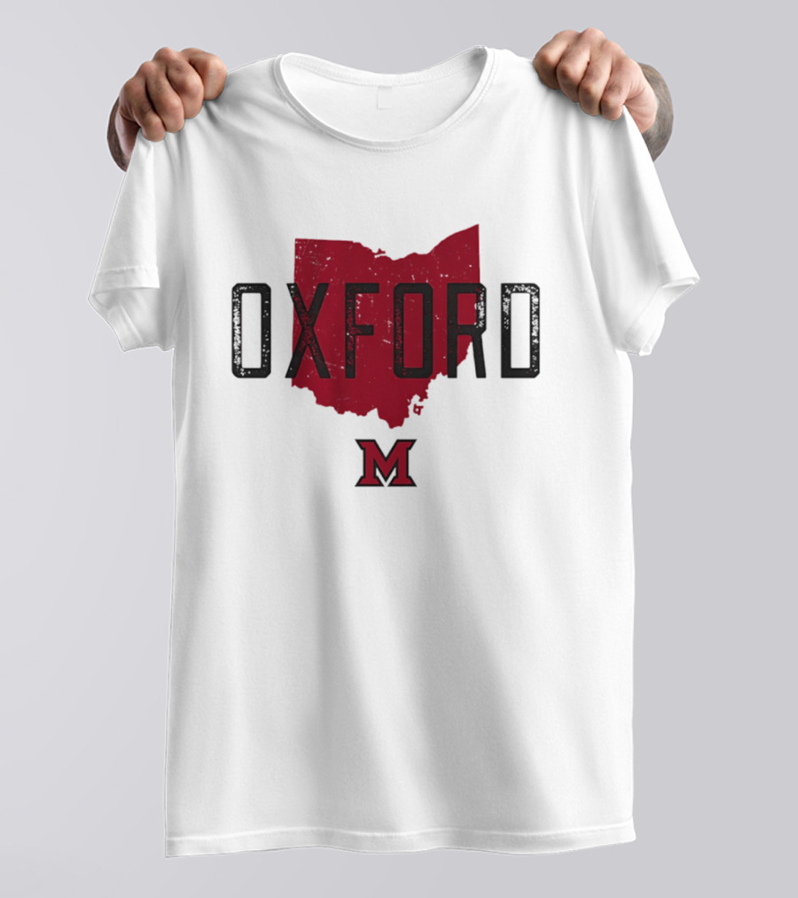 Miami RedHawks Oxford Ohio State M Logo 2026 T-Shirt