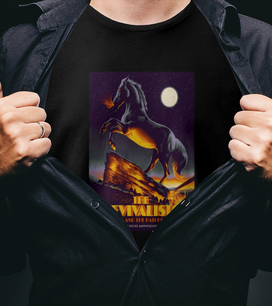 The Revivalists With Ax And The Hatchetmen Sept 25 2026 Red Rocks Amphitheatre Morrison CO T-Shirt