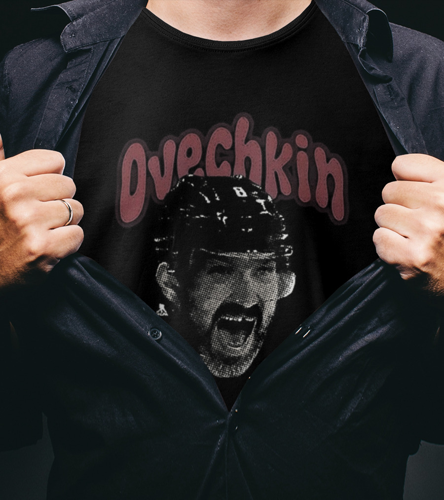 Ovechkin Big Face Washington Capitals Hockey T-Shirt