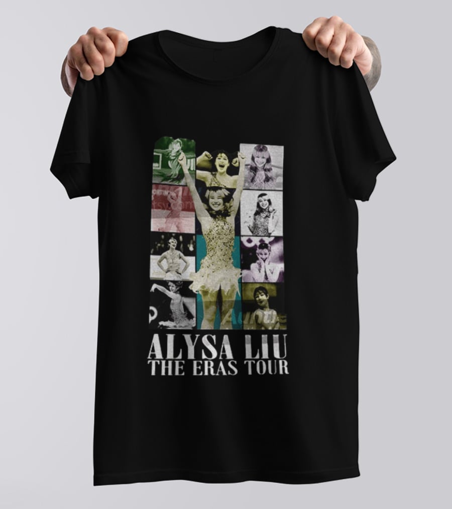 Alysa Liu The Eras Tour Ice Skating Athlete Collage Vintage Winter Olympic T-Shirt