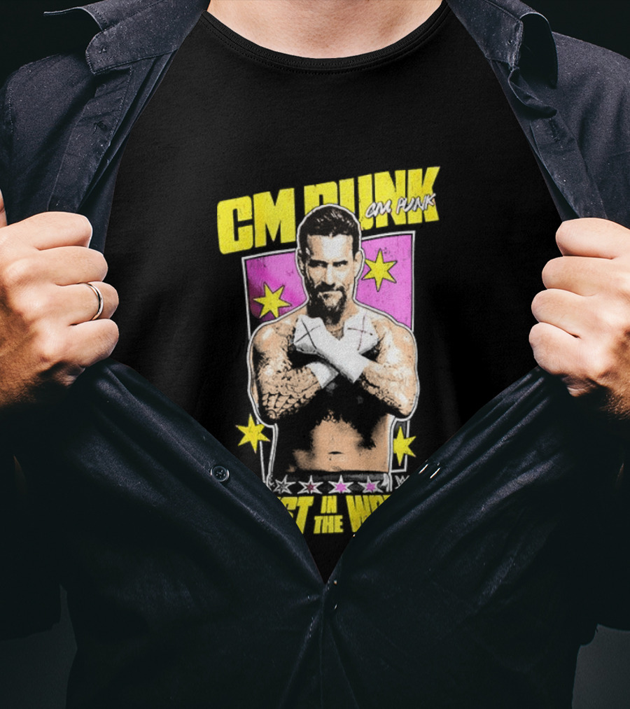 CM Punk Best In The World 2026 Stars And Pose T-Shirt