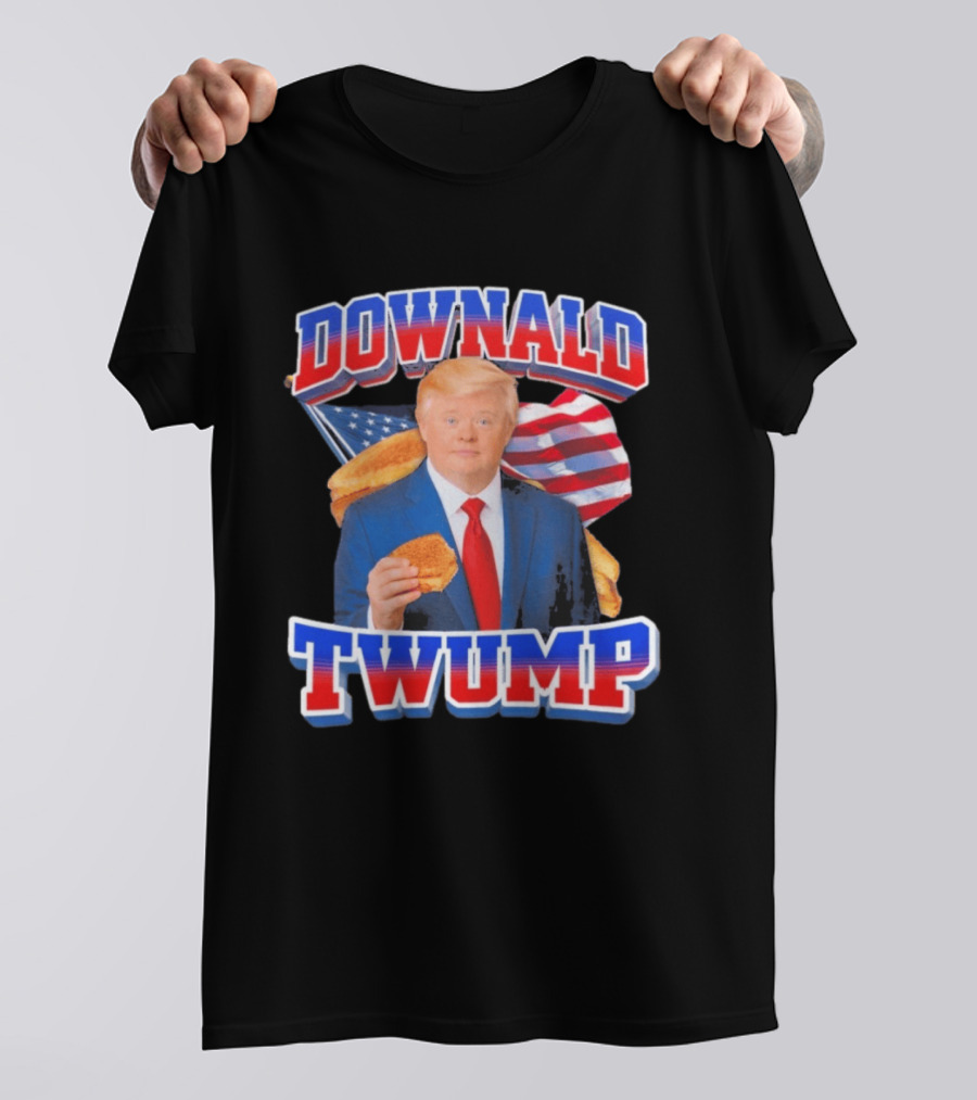 Downald Twump American Flag Toast Staple T-Shirt