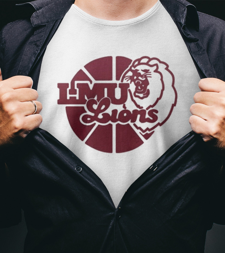 LMU Lions Basketball Throwback Night 2026 T-Shirt
