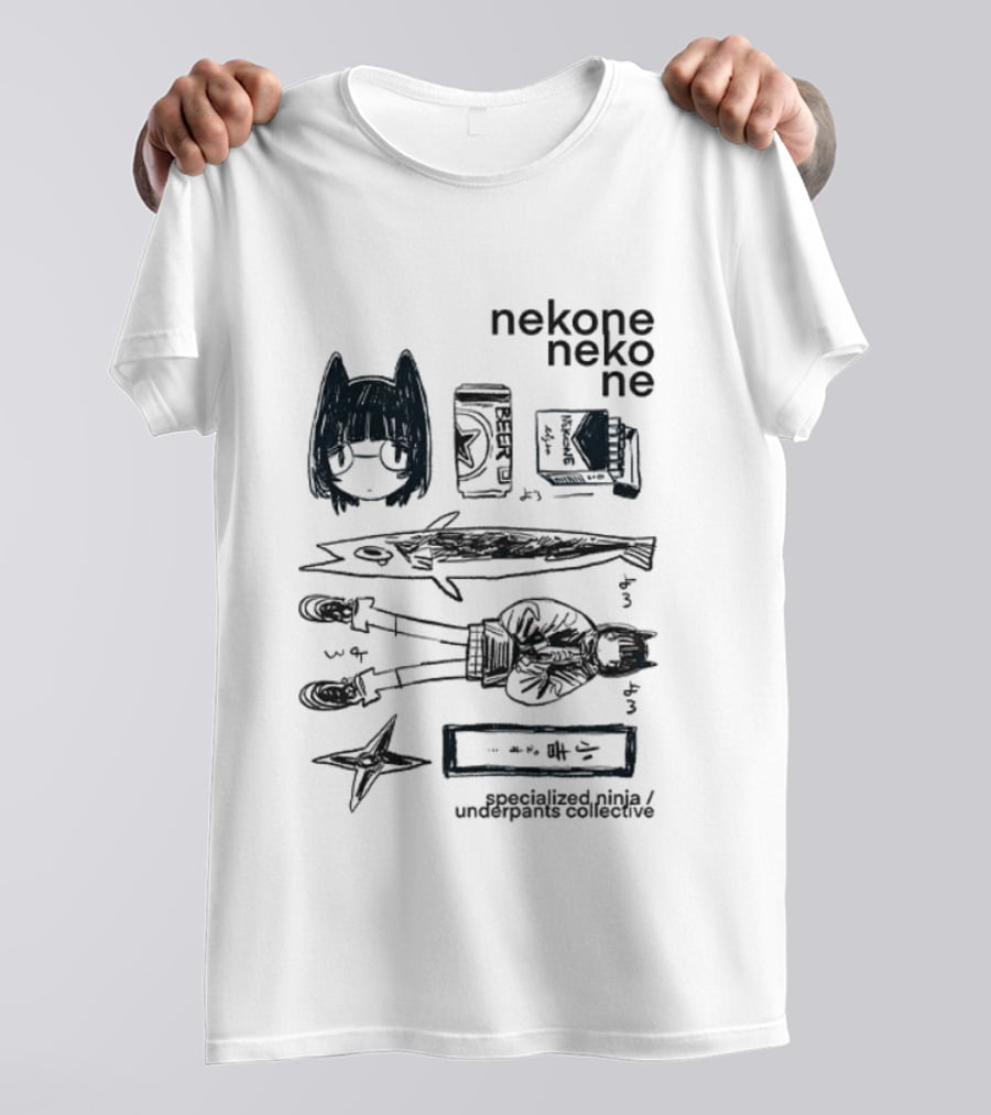 Nekone Neko Ninja Specialized Underpass Codoracle T-Shirt