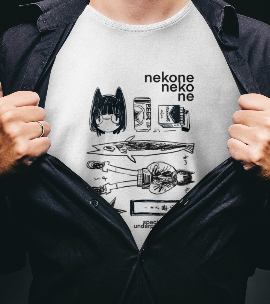 Nekone Neko Ninja Specialized Underpass Codoracle T-Shirt