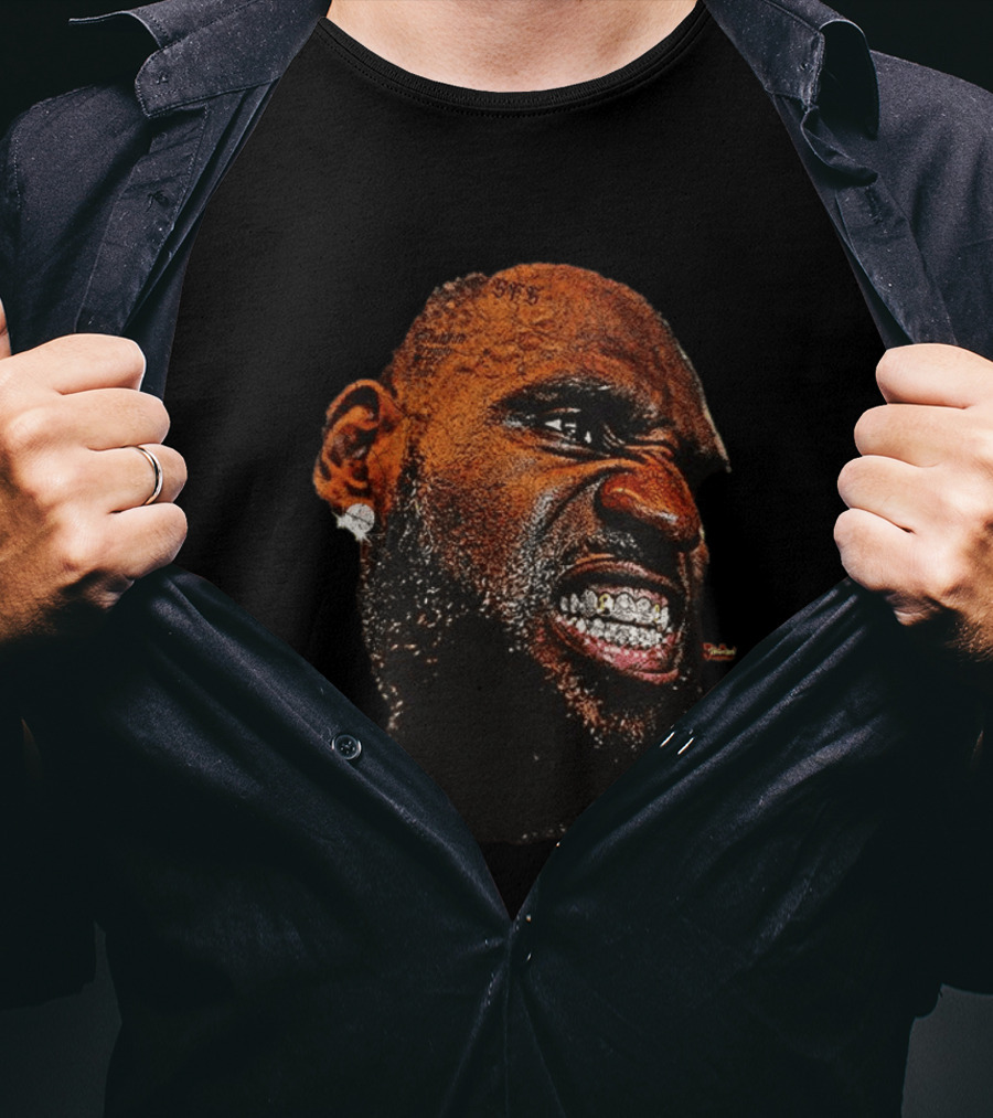 LeBron James LeBling Intense Expression Grills Jewelry T-Shirt