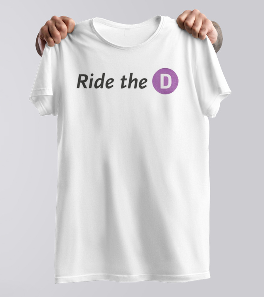 Ride The D Los Angeles Metro Transit System T-Shirt