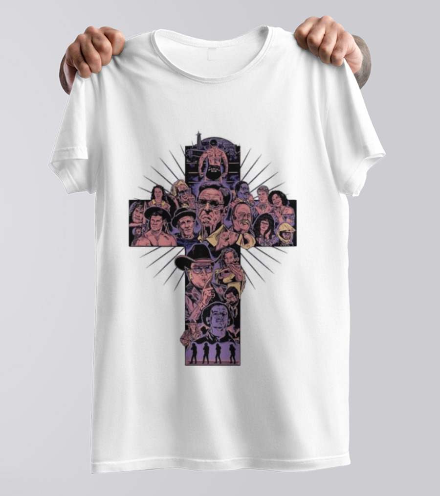 Righteous Gemstones Season 4 Cast Cross Shape T-Shirt