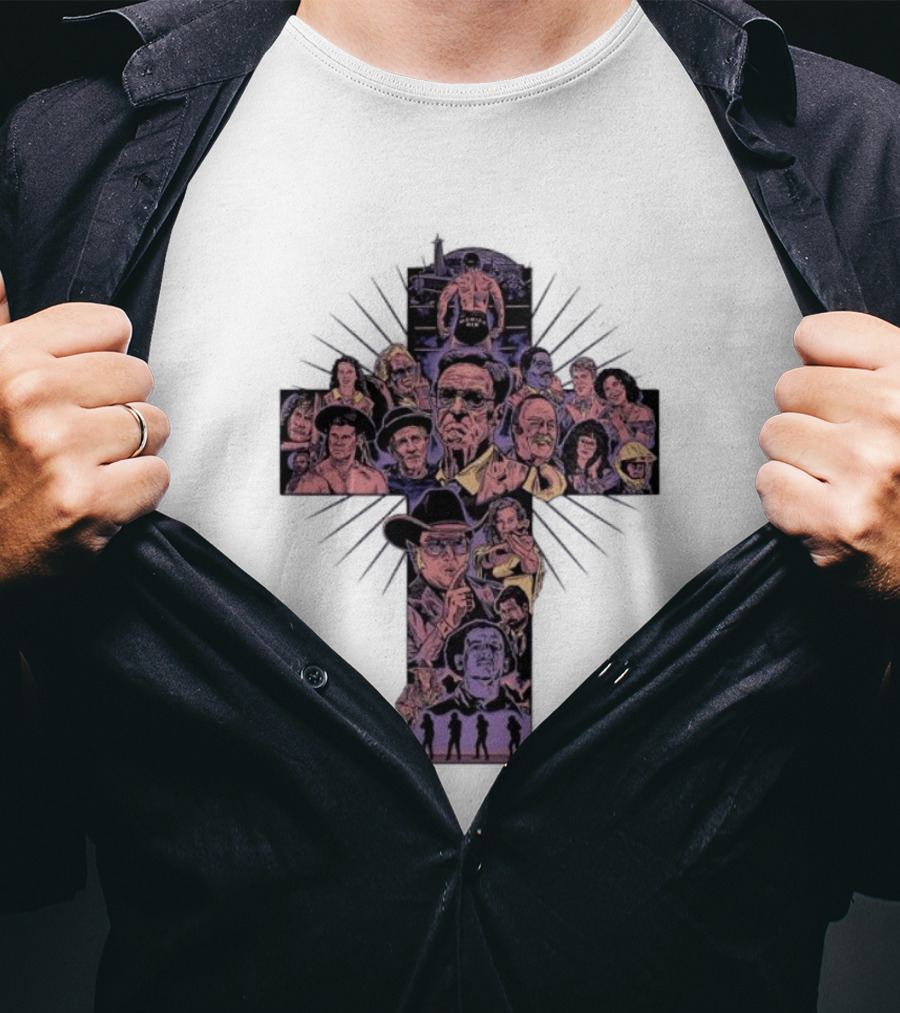 Righteous Gemstones Season 4 Cast Cross Shape T-Shirt