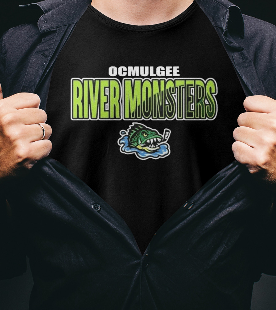 OCMULGEE RIVER MONSTERS Hockey Fish T-Shirt