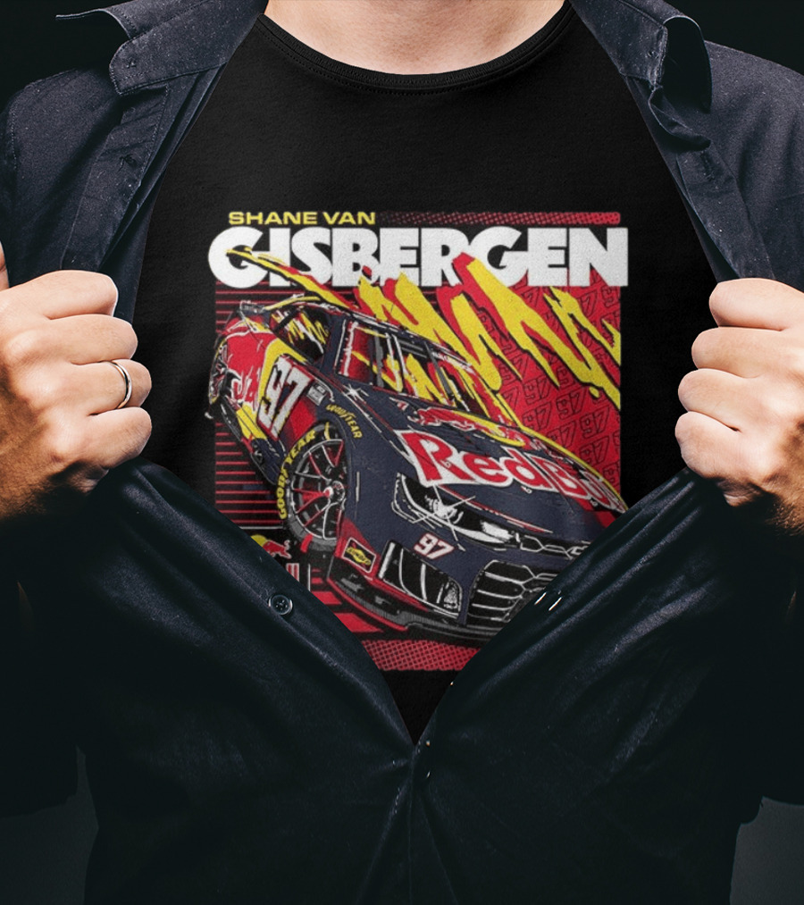 Shane Van Gisbergen 97 Red Bull Trackhouse NASCAR T-Shirt