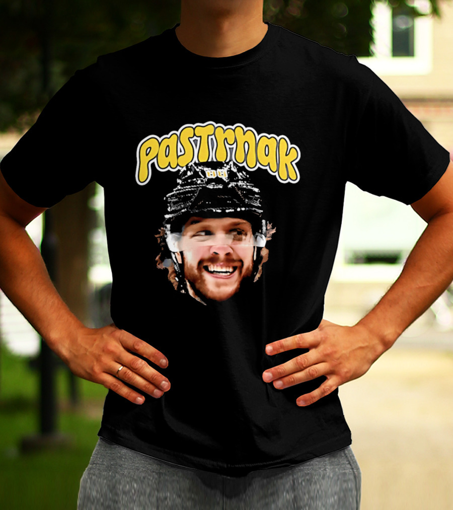 David Pastrnak Boston Bruins Big Head PASTRNAK T-Shirt