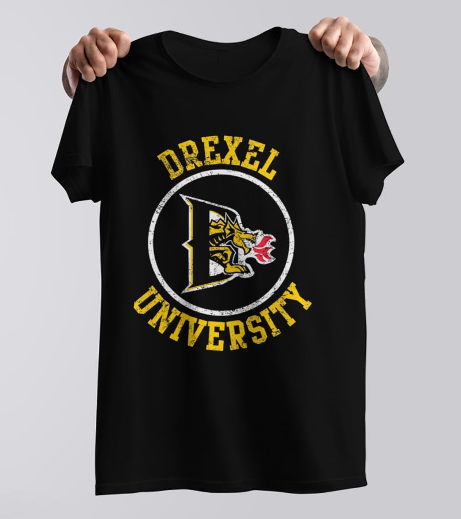 Drexel University Dragons Distressed Emblem Class Of 2026 T-Shirt