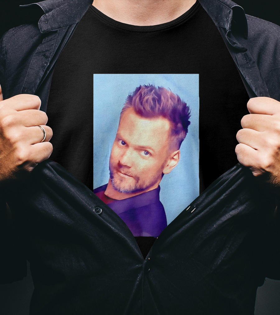 Joel McHale Blue T-Shirt