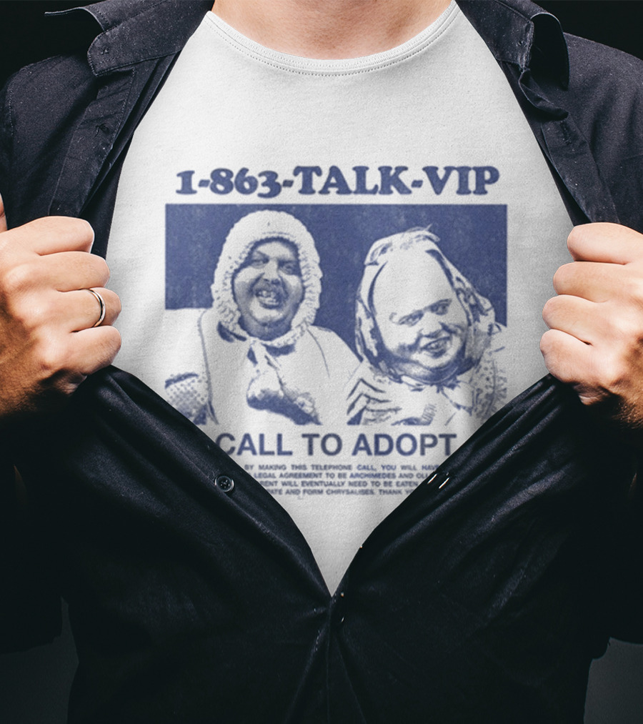 1 863 TALK VIP Call To Adopt T-Shirt