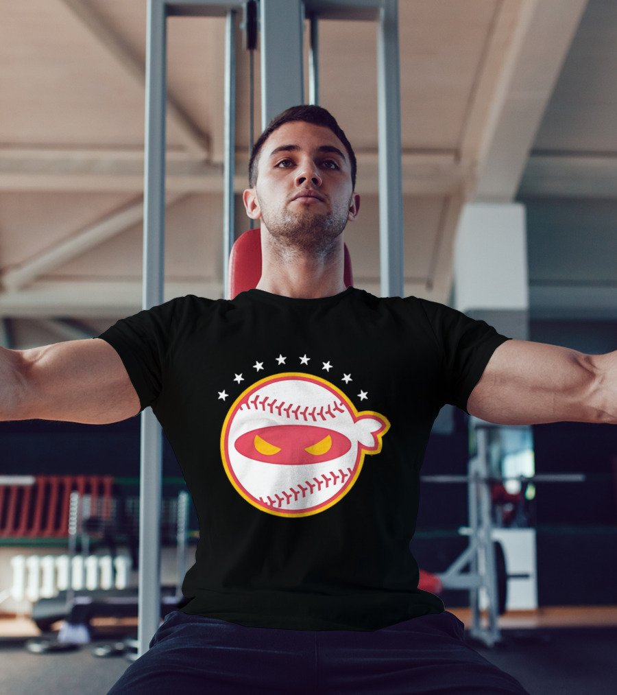 Venezuela Baseball Ninja Stars Pitching Ninja T-Shirt