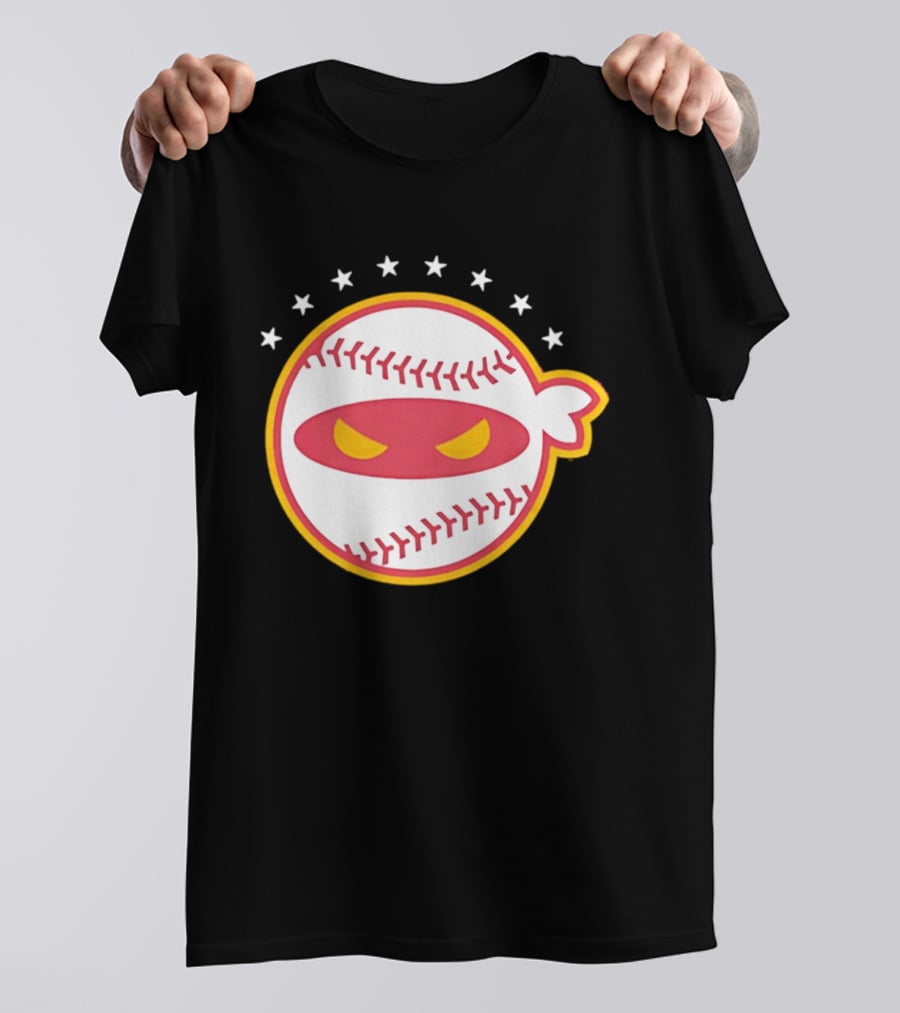 Venezuela Baseball Ninja Stars Pitching Ninja T-Shirt