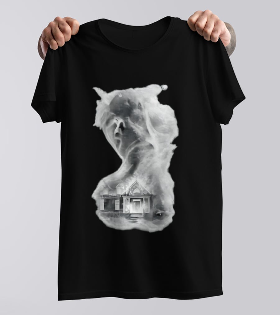 Regal Scream Haunted House Face Cloud T-Shirt